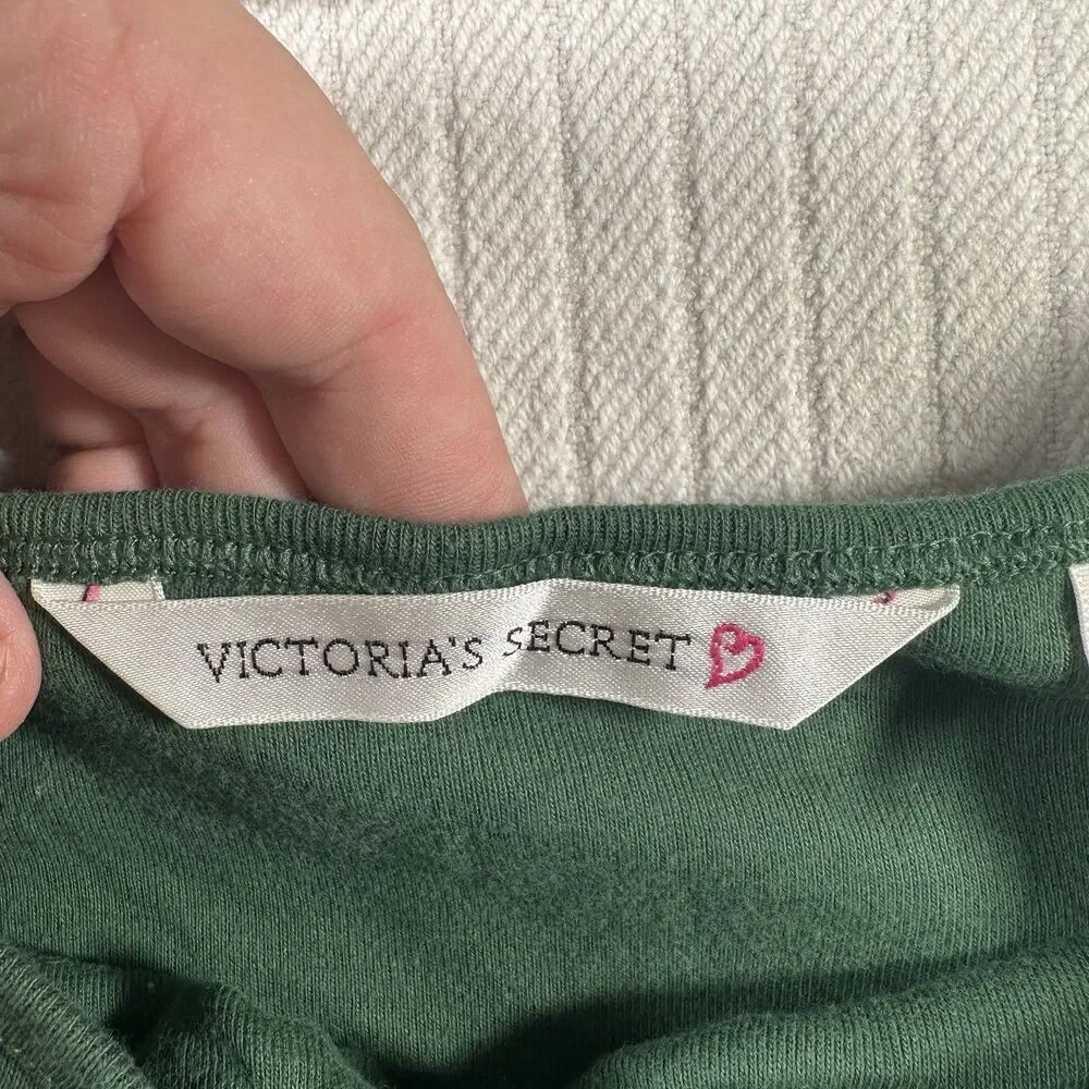 Victoria’s Secret Women’s Green Cami Tank Top Size Large Adjustable Straps
